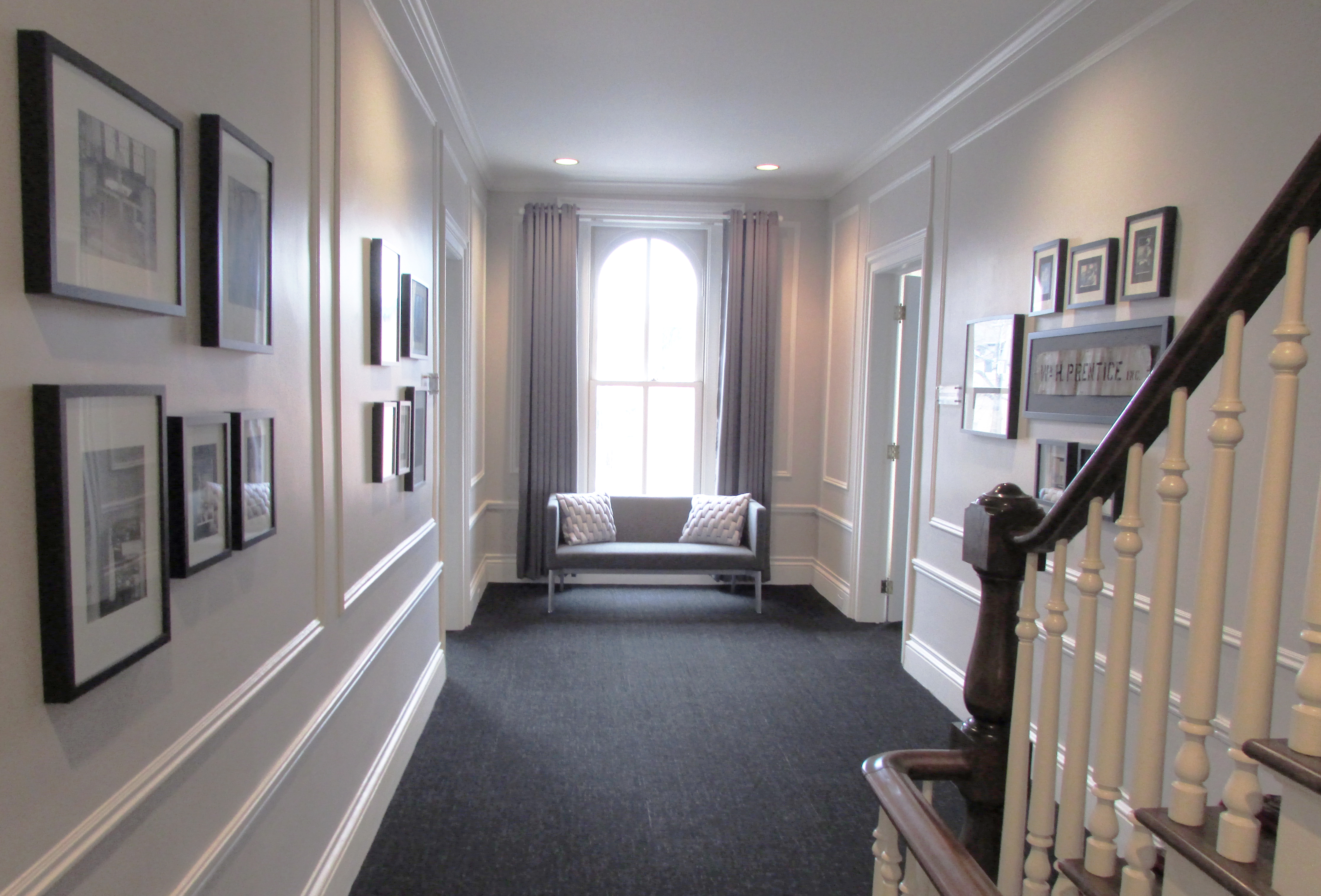 interior photo of the 19th century mansion that Prentice occupies