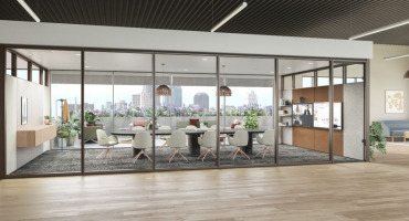 photo of steelcase Everwall conference room
